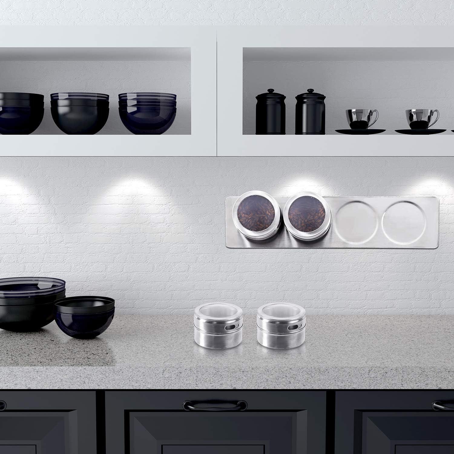 Estante Flotante Magnético CHENGU 3 Piezas Acero Inoxidable