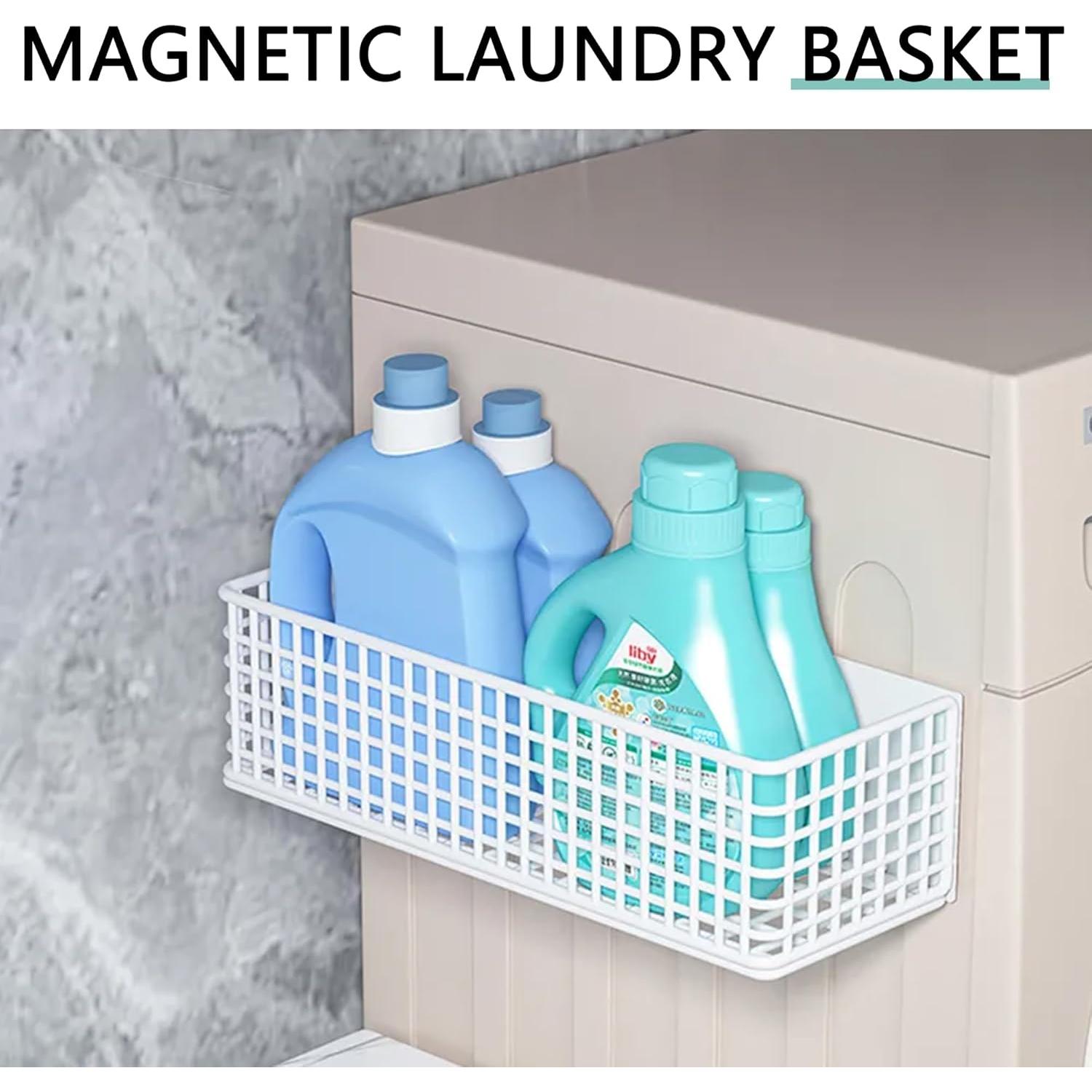 Cesta Magnética Organizador Buyyyit 24x10x8 cm Blanco