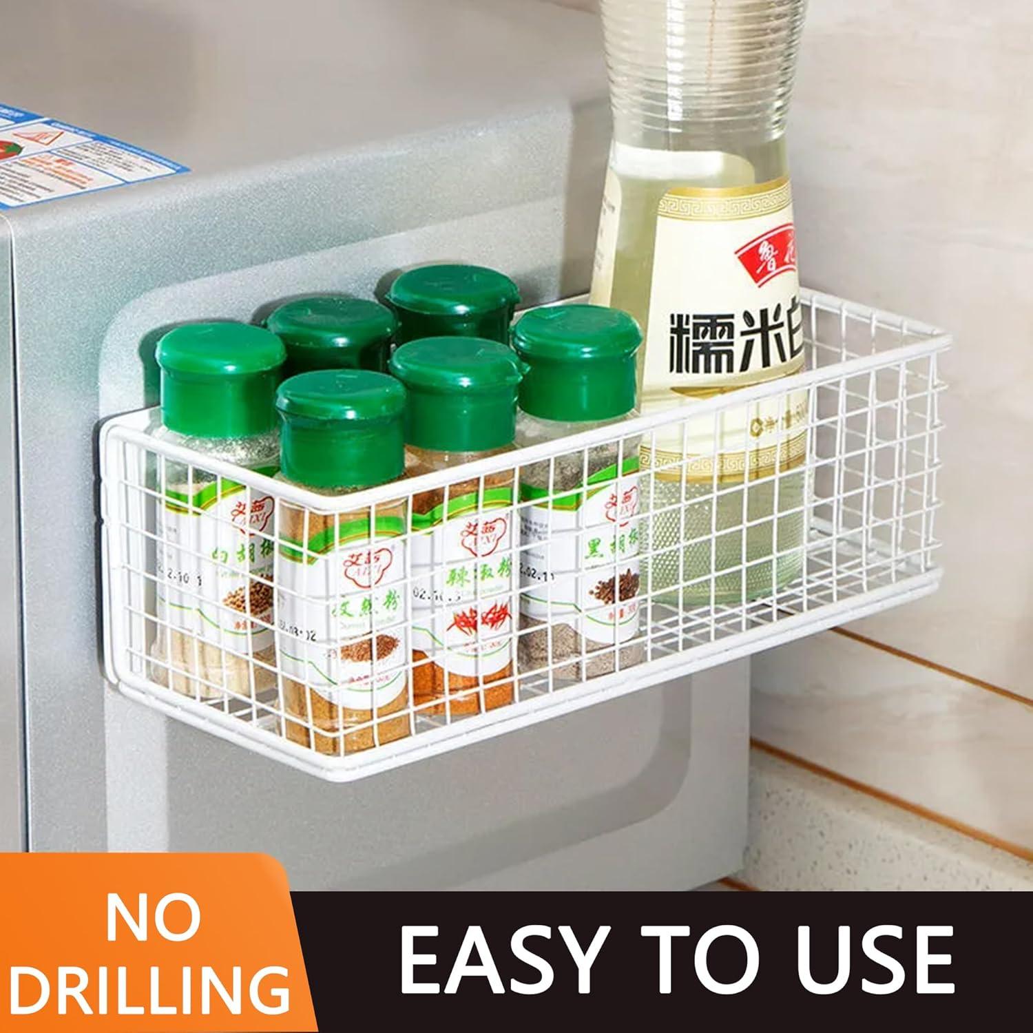 Cesta Magnética Organizador Buyyyit 24x10x8 cm Blanco