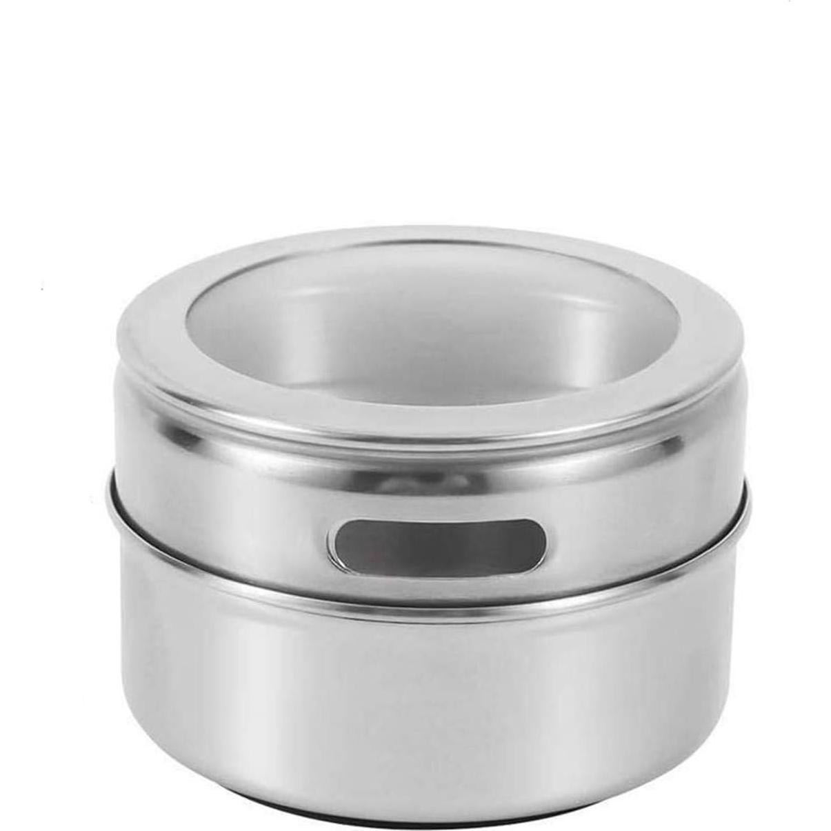 Tarros de Especias Magnéticos Beeyoka - 12 Piezas Acero Inoxidable