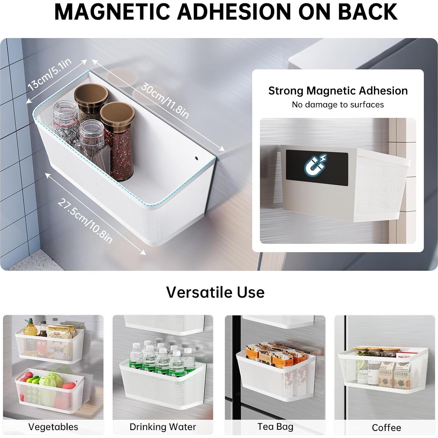 Estante Magnético Colgante WOCHUANGSI para Especias 2 Pcs