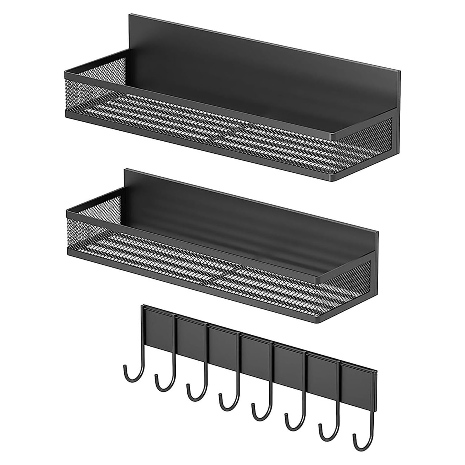 Estante de Especias Magnético Vbvbip 3 en 1 con Ganchos