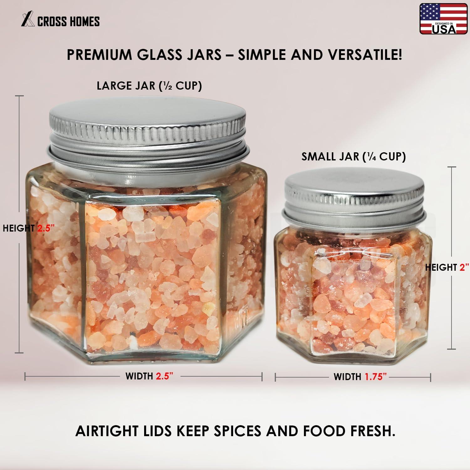 Paquete de 21 Tarros de Especias Magnéticos Cross Homes