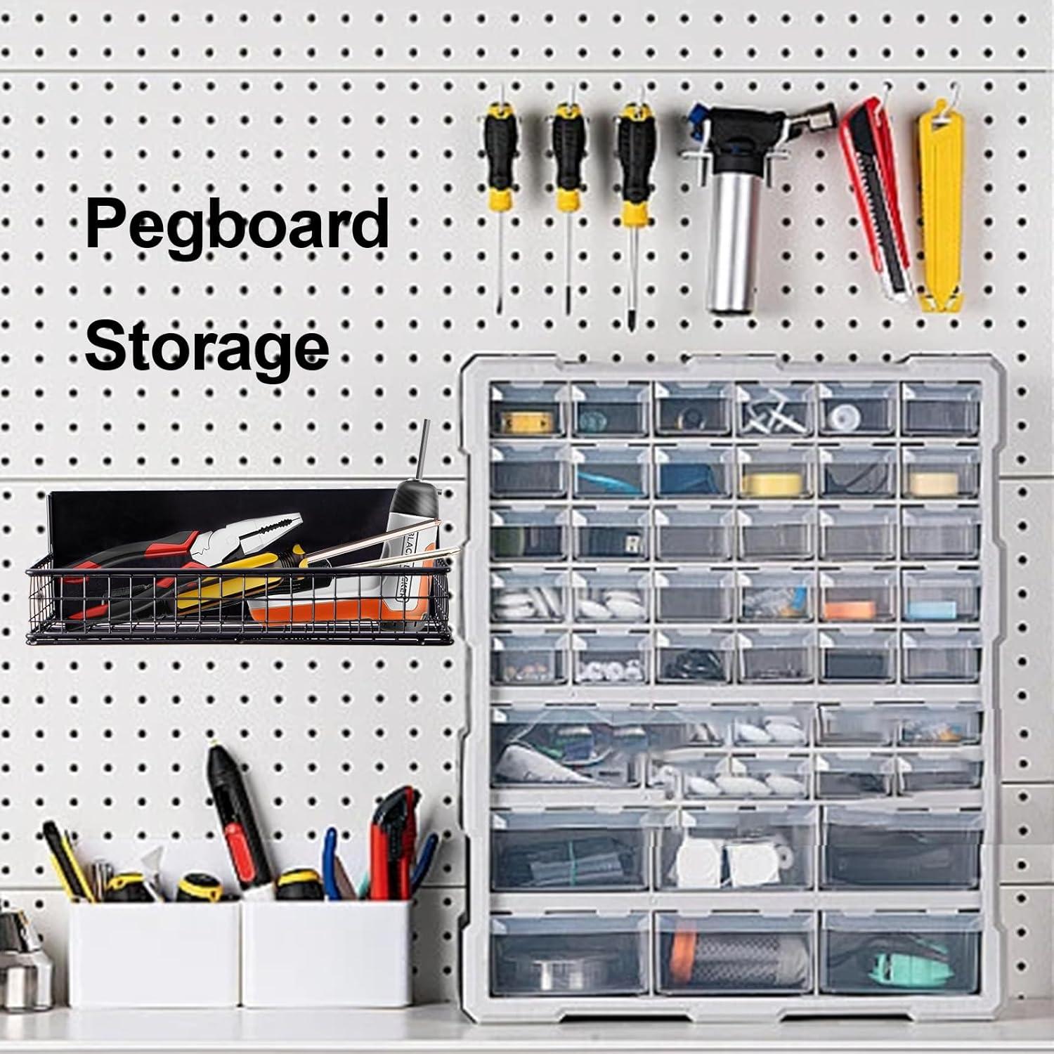 Cesta Magnética Ganydet 24x10 cm Organizador Nevera Negro