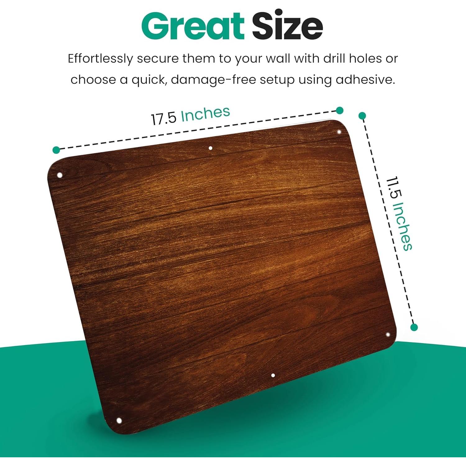 Placa Magnética de Acero Inoxidable MagGrip 44.5x29.2cm Adhesiva