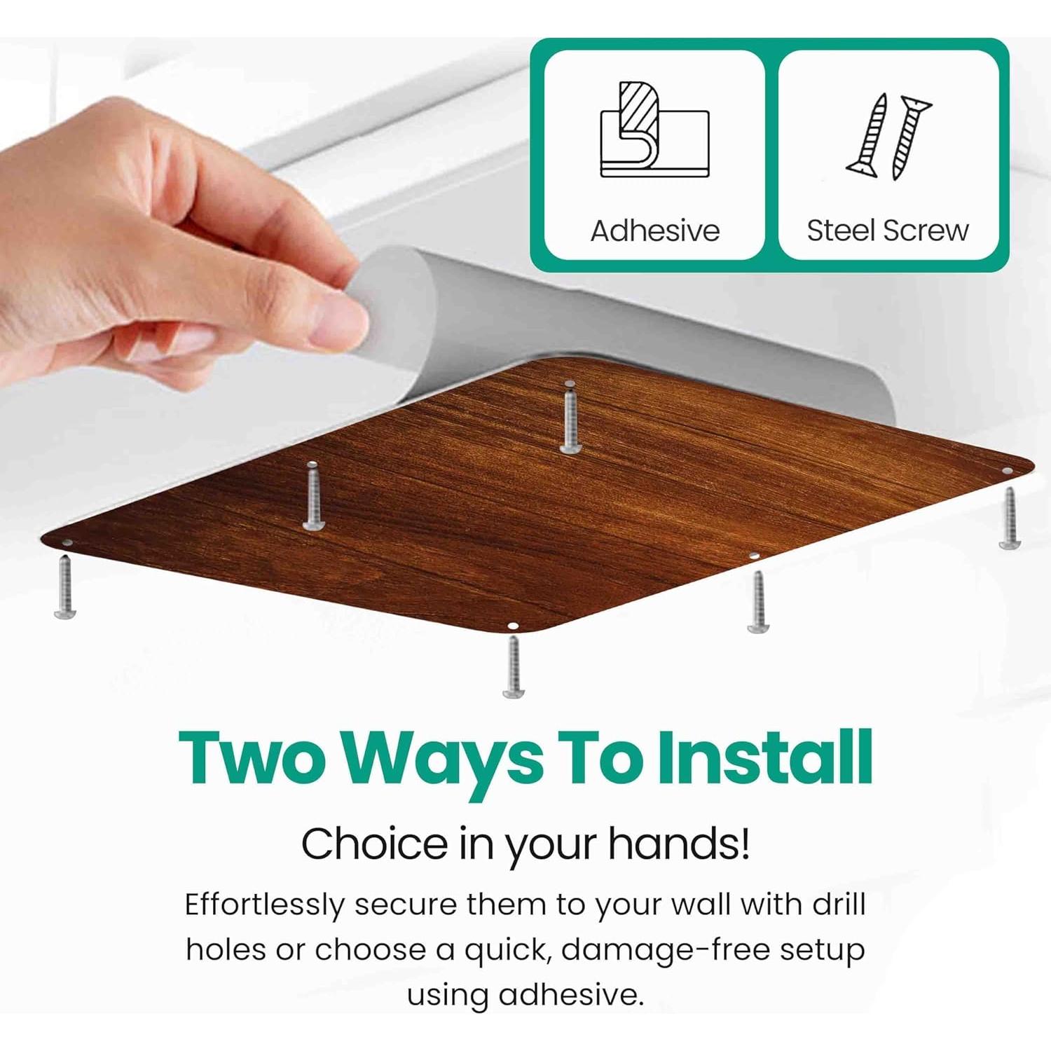 Placa Magnética de Acero Inoxidable MagGrip 44.5x29.2cm Adhesiva