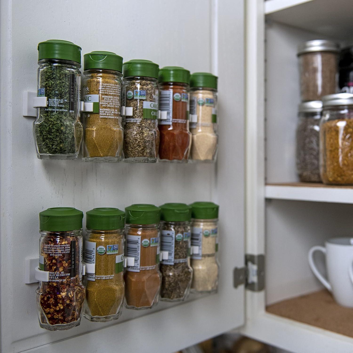 Organizador de Especias Crazy Chef - Tiras de Clips 3M para 15 Tarros