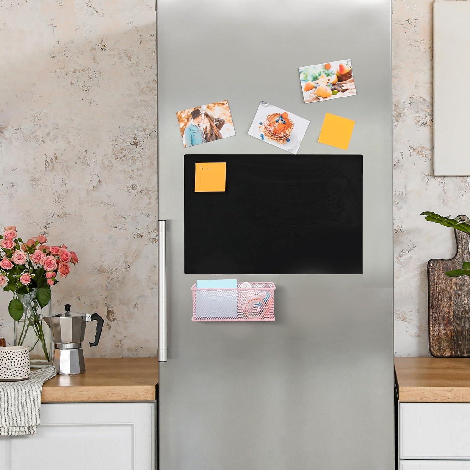 Juego de 3 Soportes Magnéticos EASEPRES Rosa - Almacenamiento de Malla