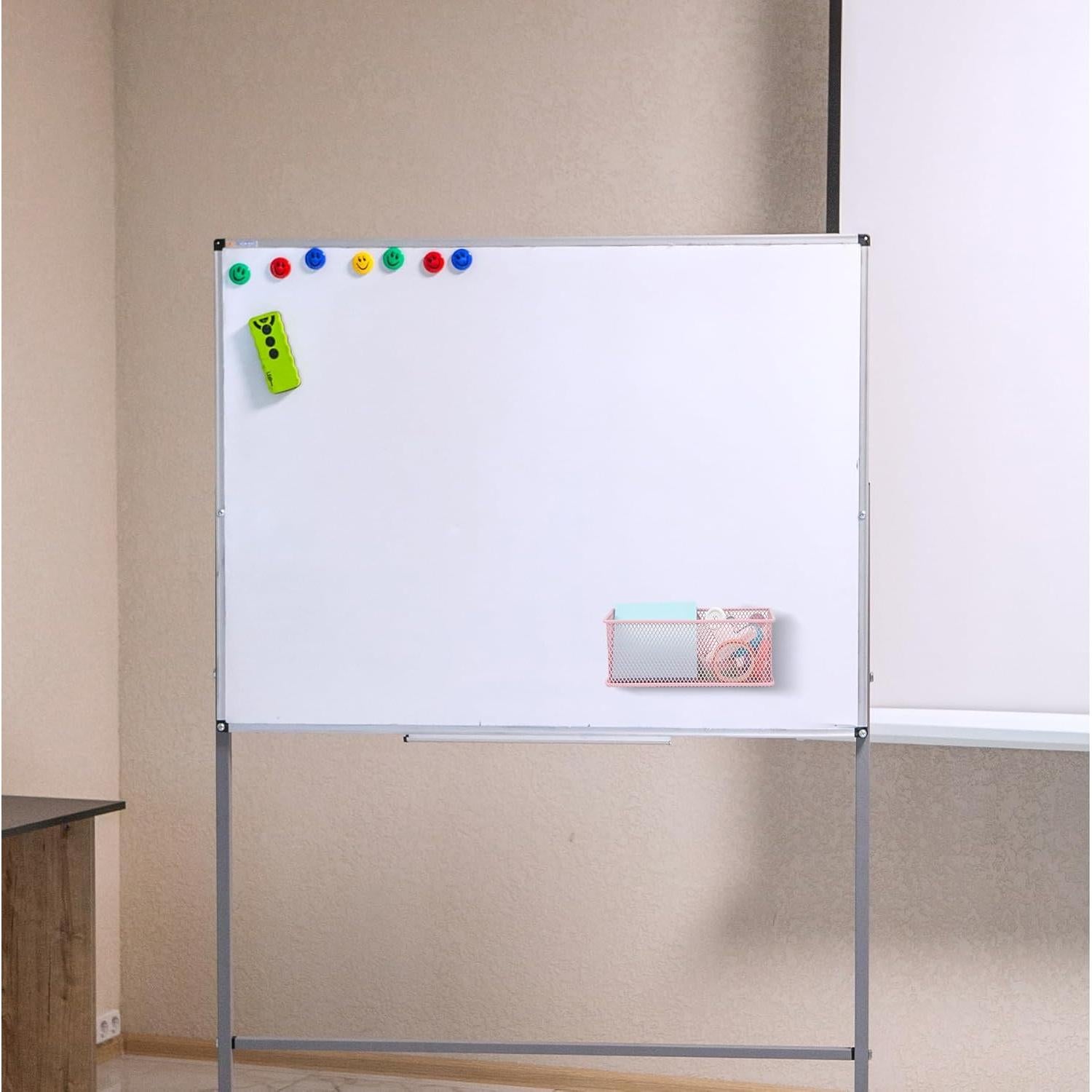 Juego de 3 Soportes Magnéticos EASEPRES Rosa - Almacenamiento de Malla