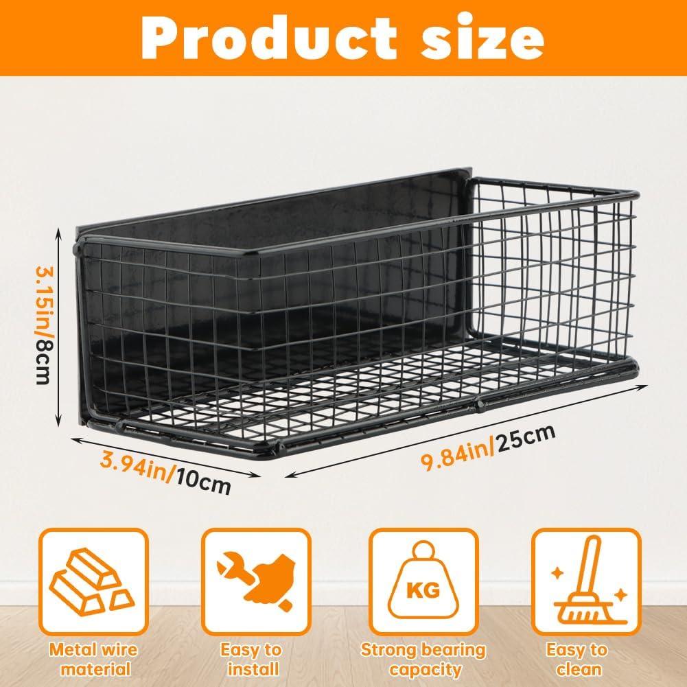 Organizador Magnético de Nevera Ranjaner 25x10x8cm Negro