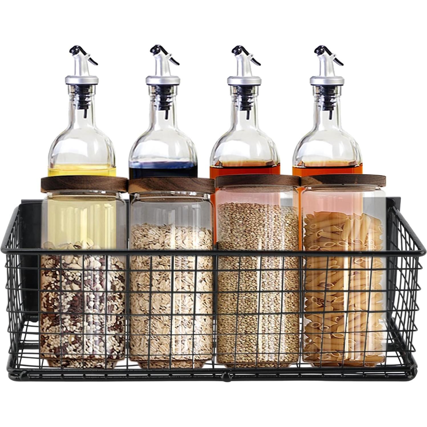 Organizador Magnético de Nevera Ranjaner 25x10x8cm Negro