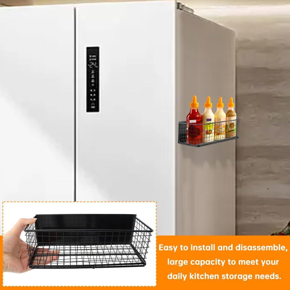 Organizador Magnético de Nevera Ranjaner 25x10x8cm Negro