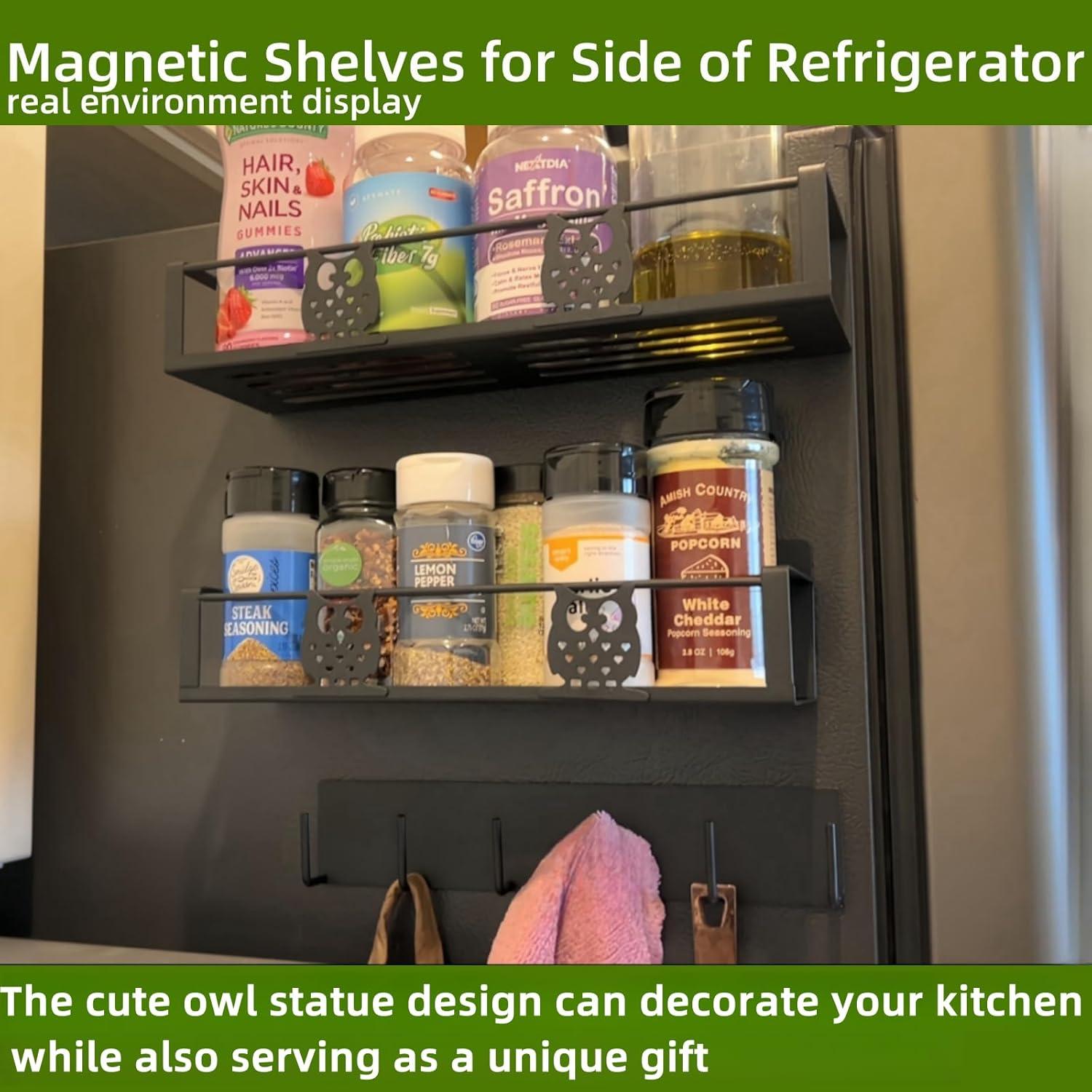 Estante Magnético HCBaoXGui para Especias y Condimentos 3 Piezas