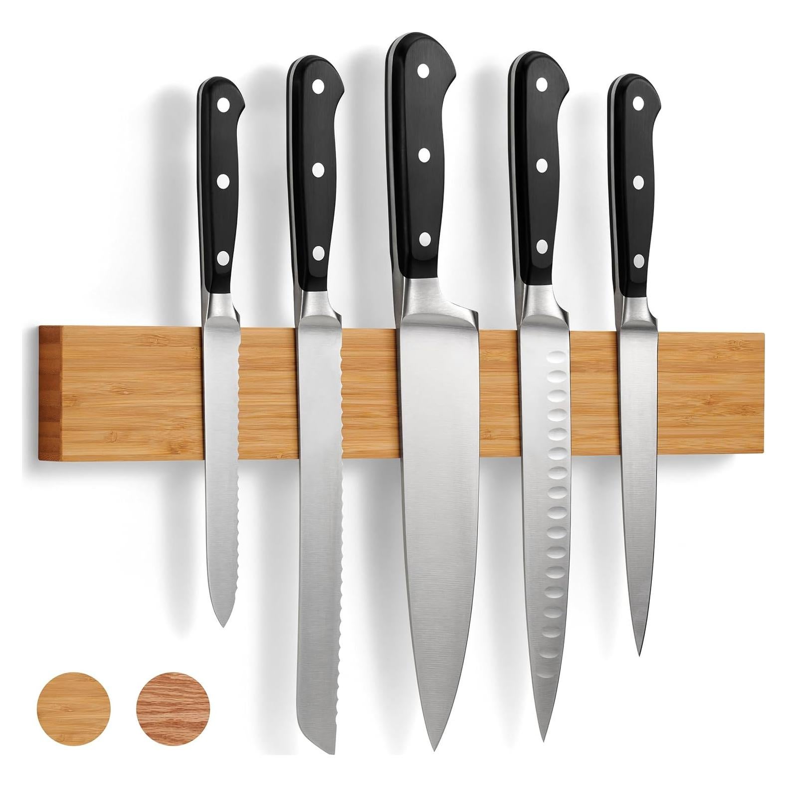 Soporte Magnético para Cuchillos LARHN 40 cm de Bambú