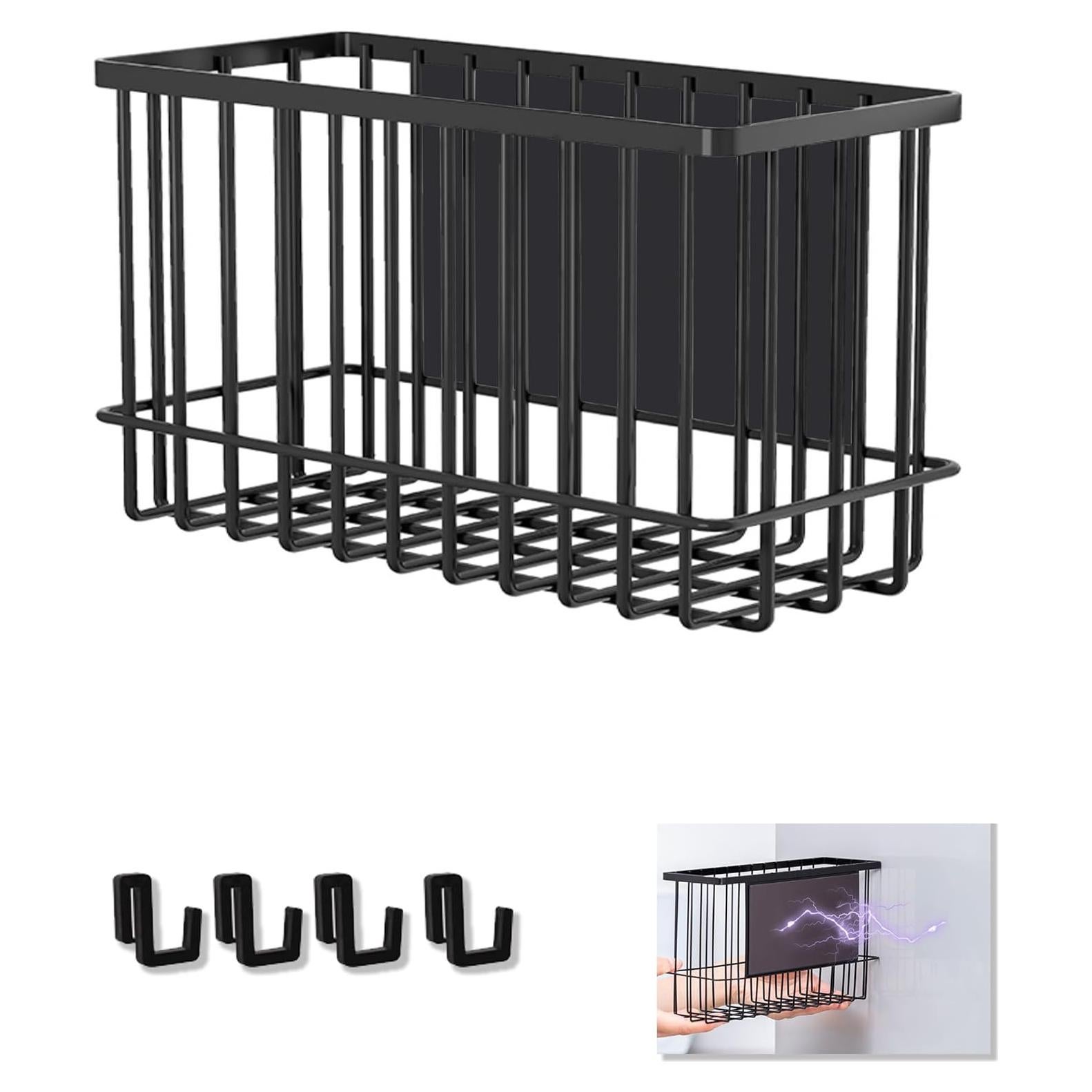 Organizador Magnético de Cesta Winbell 26.04x8.13x15.24cm Negro