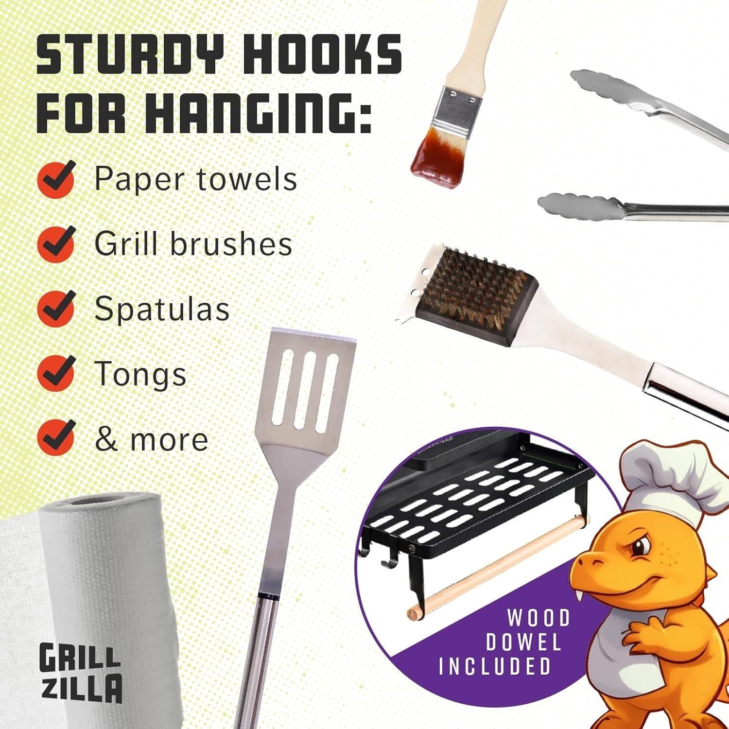 Caddy Magnético para Parrilla Grillzilla - Organizador de BBQ