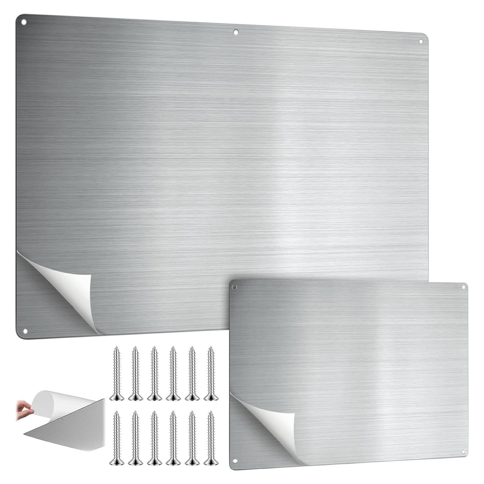 Paquete de 2 Tableros Magnéticos Inoxidable MorningRo 44.5x29.2cm