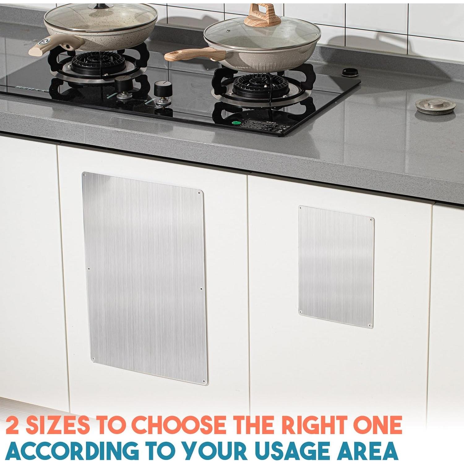 Paquete de 2 Tableros Magnéticos Inoxidable MorningRo 44.5x29.2cm