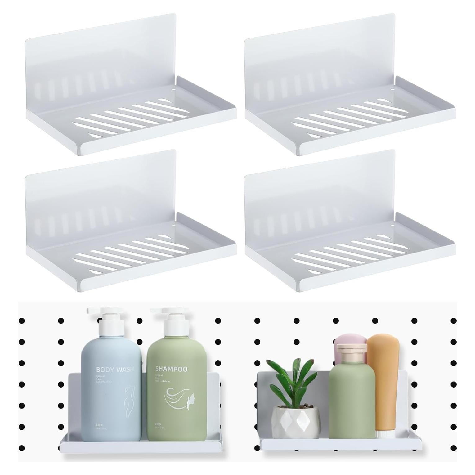 Estanterías Magnéticas Therwen 4 Piezas 20x12x9 cm Blanco