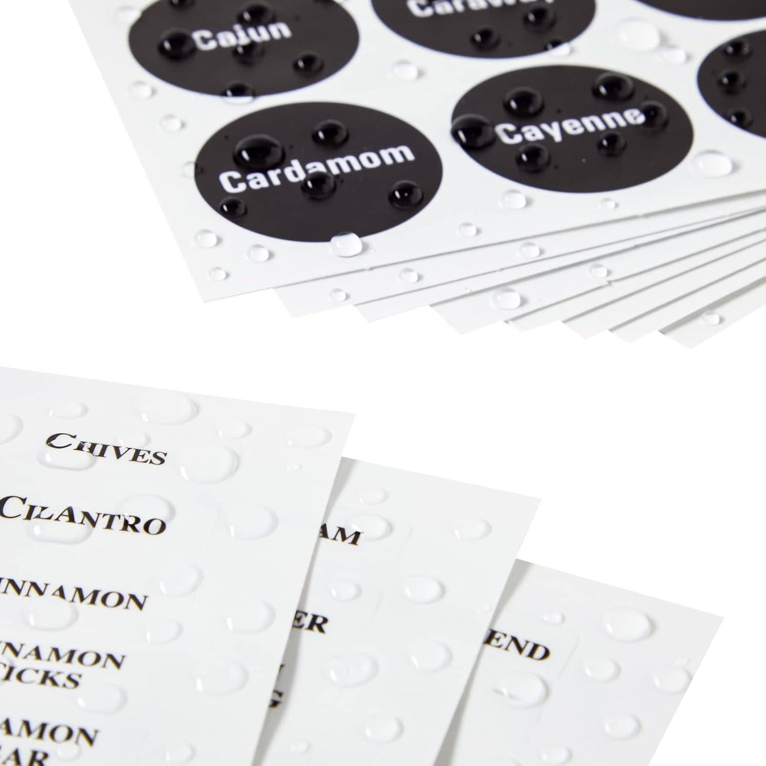 Juego de 24 Tarros de Especias Magnéticos Talented Kitchen 85g