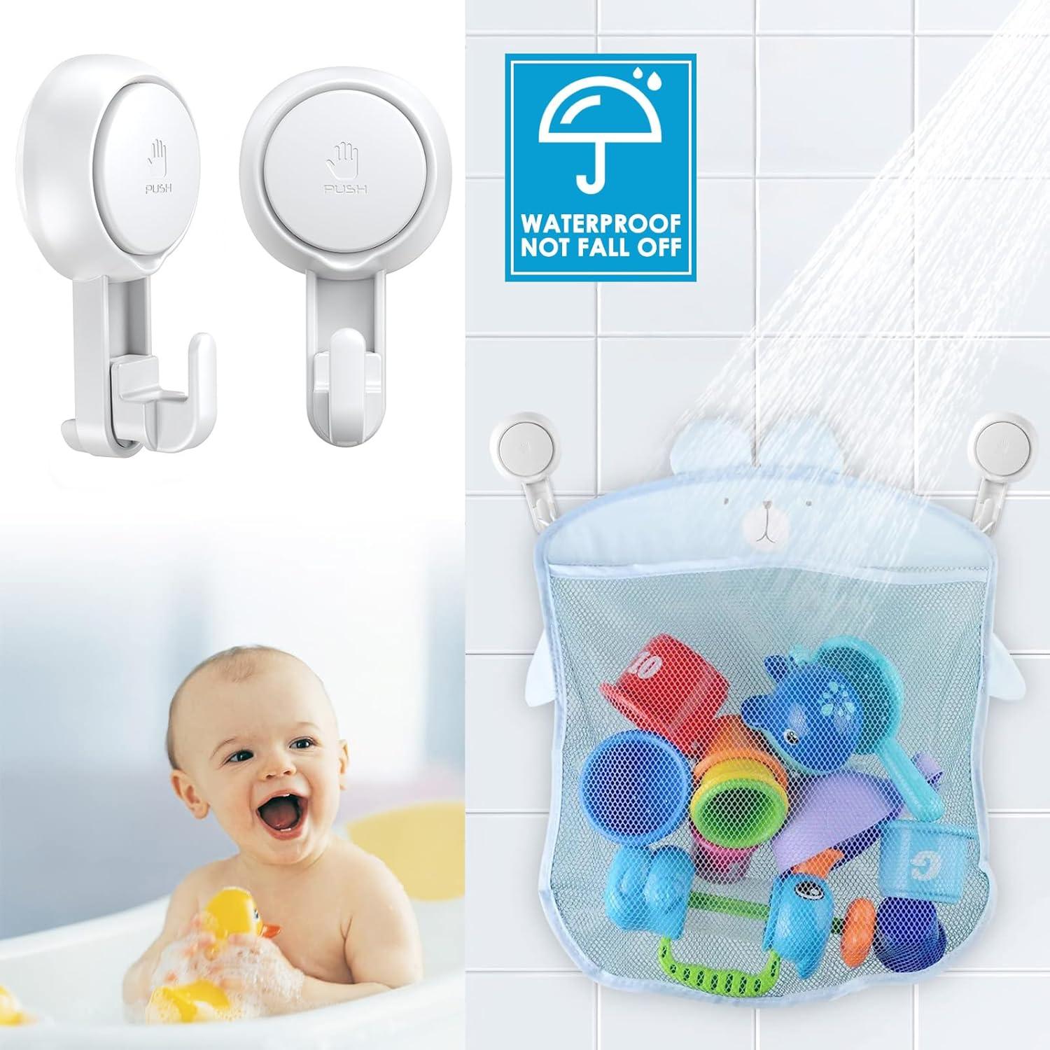 Ganchos de Succión LUXEAR - 2 Paquete Impermeables 5 kg