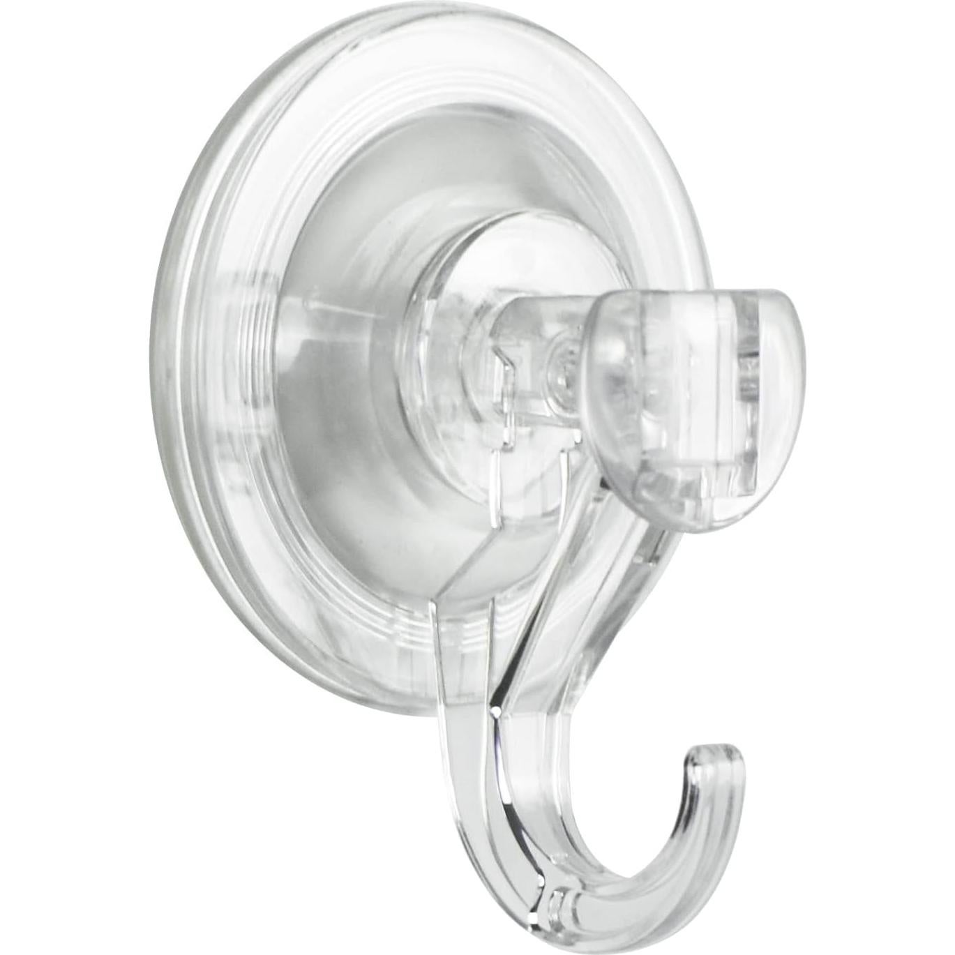 CozyBlue Suction Cup Hooks Heavy Duty - 2 Pack Waterproof Reusable Shower Hooks - Removable for Window, Glass Door, Hangers, Kitchen Tiles, Bathroom Shower Wall…