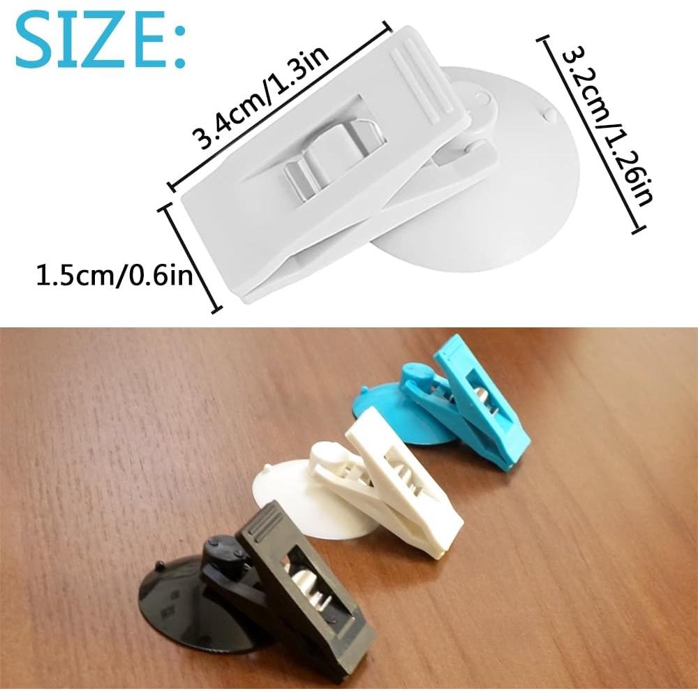 Organizador de Ventosa Multiusos TOGRAND 6 Piezas Blanco