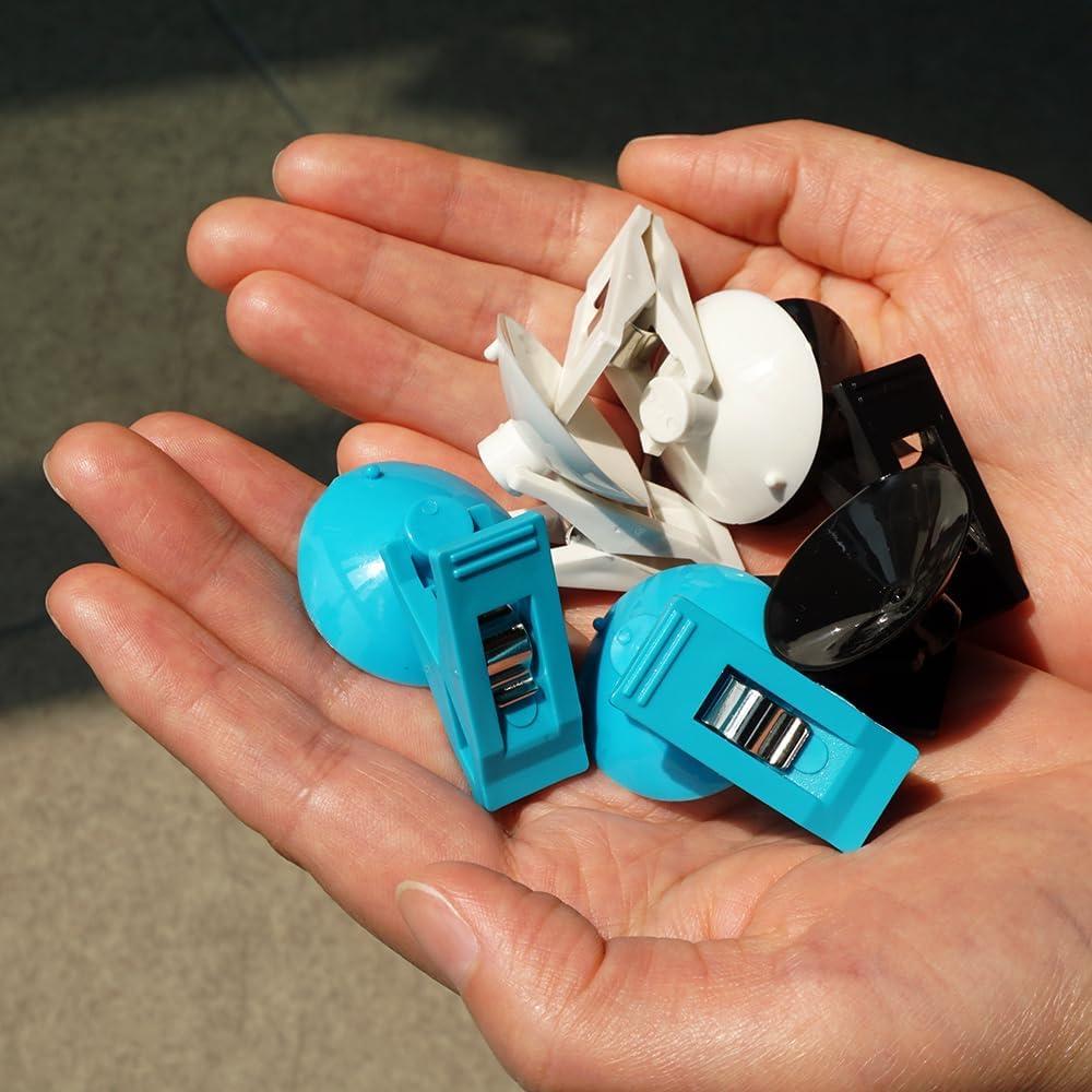 Organizador de Ventosa Multiusos TOGRAND 6 Piezas Blanco