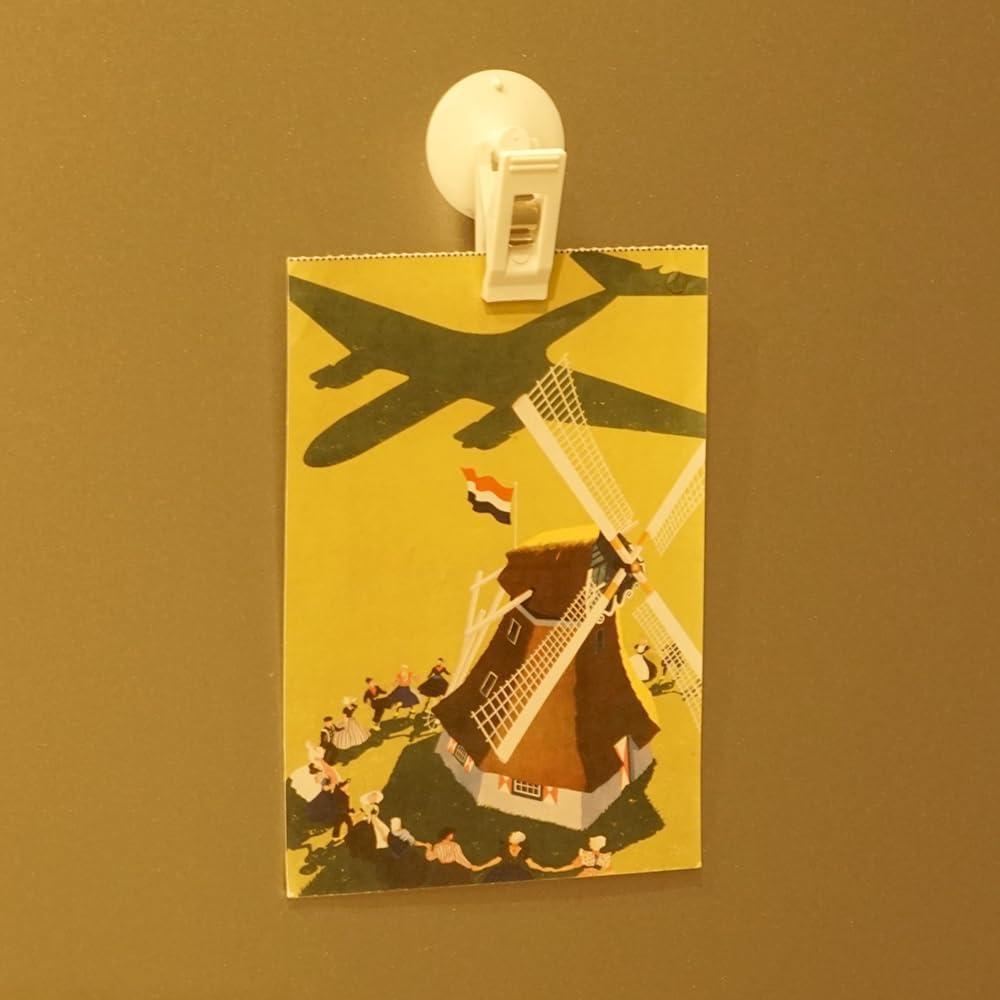 Organizador de Ventosa Multiusos TOGRAND 6 Piezas Blanco