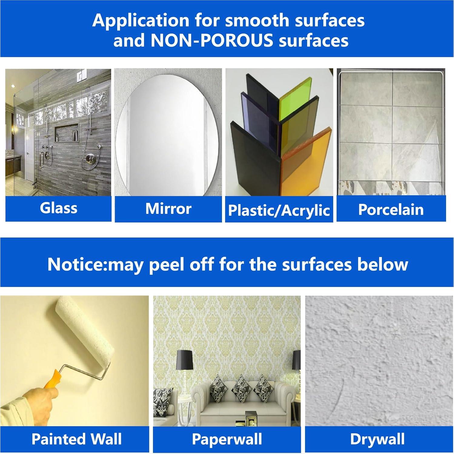 Ganchos de Ventosa HRMNUS para Ducha y Cocina - 2 Piezas