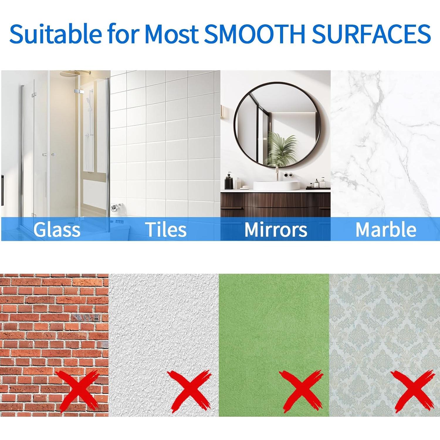 Ganchos de Ventosa JUYSON 2 Paquete Acero Inoxidable Niquelado