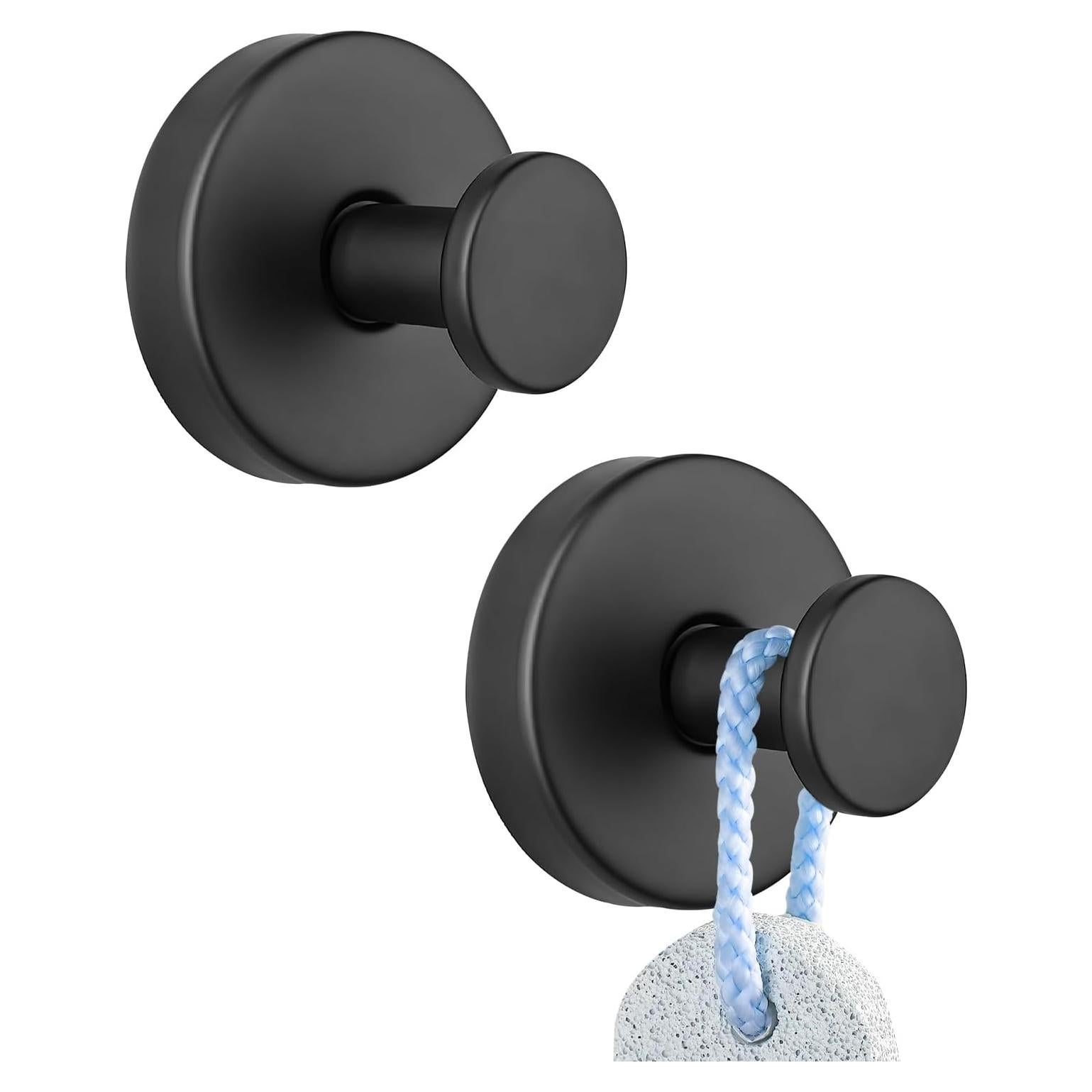 Ganchos de Succión para Ducha iaredon Negros 2 Piezas