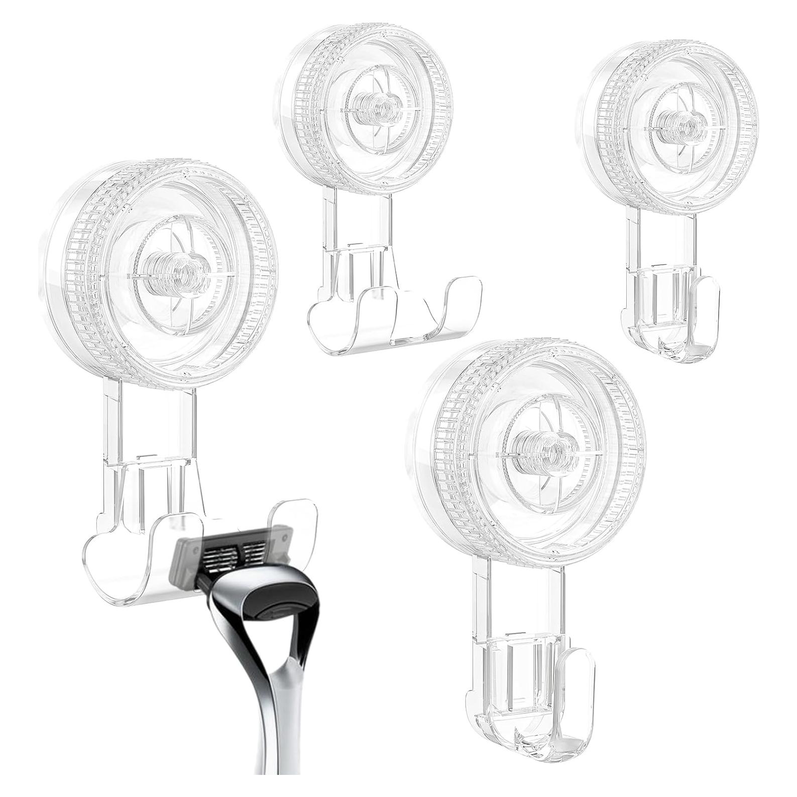 Ganchos de Ventosa Budget & Good - 4 Pcs Impermeables Multiuso