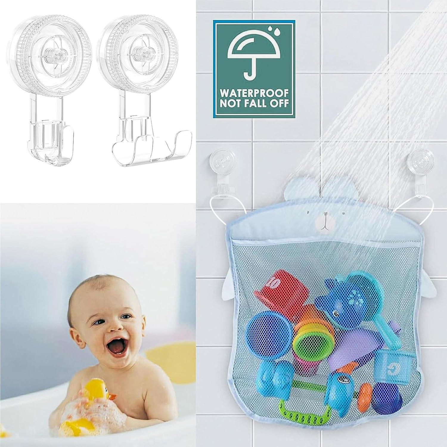 Ganchos de Ventosa Budget & Good - 4 Pcs Impermeables Multiuso