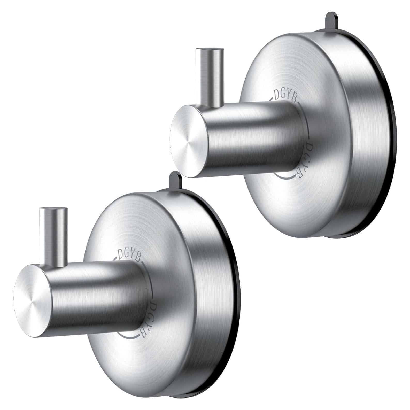 Ganchos de Ventosa DGYB Acero Inoxidable 2 Piezas 4.54kg
