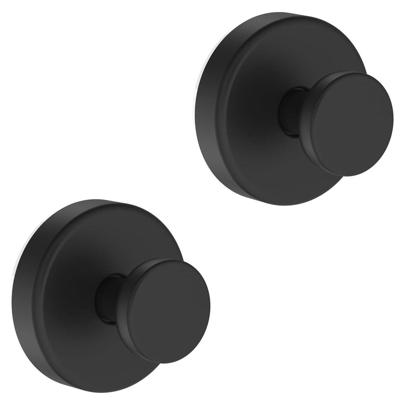 Ganchos de Ventosa Bntuk para Ducha - 2 Paquete Negro
