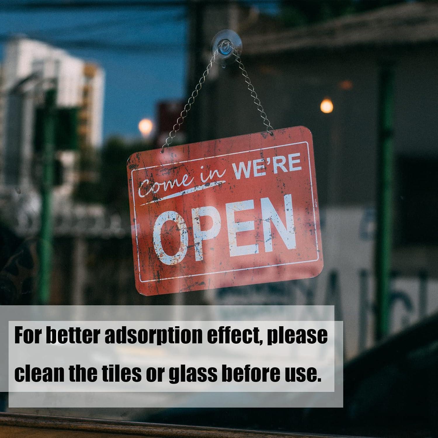 Paquete de 10 Ventosas de Vidrio Qjaiune 20mm Transparentes