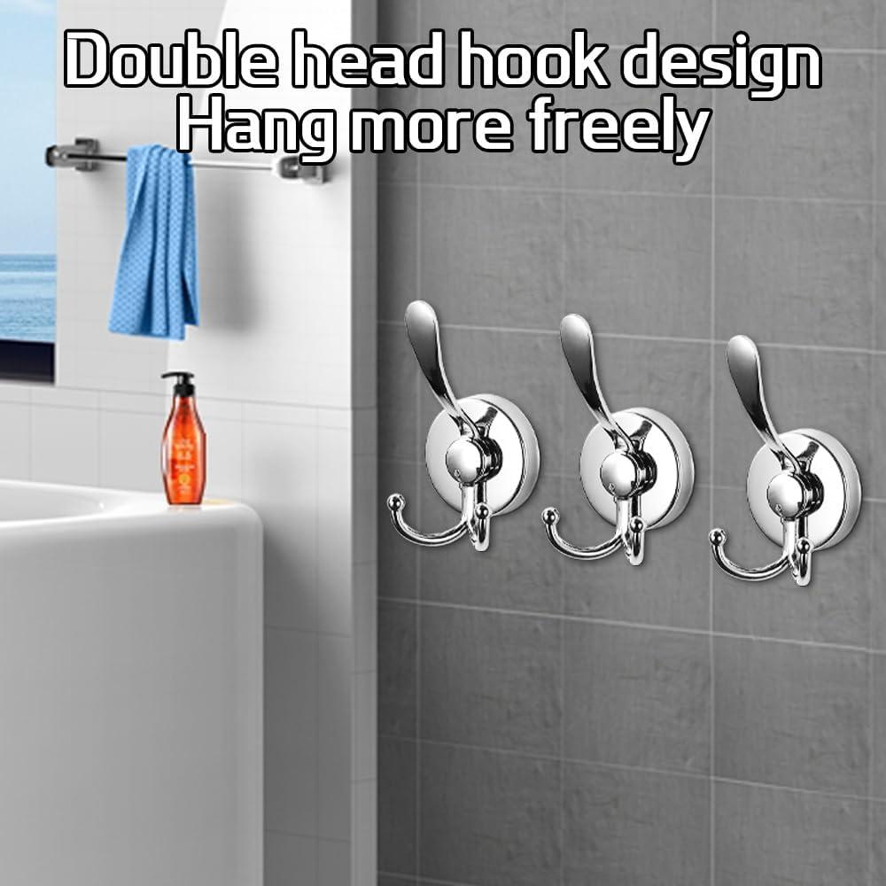 Ganchos de Ventosa Canumer 2PCS Acero Inoxidable Alta Resistencia