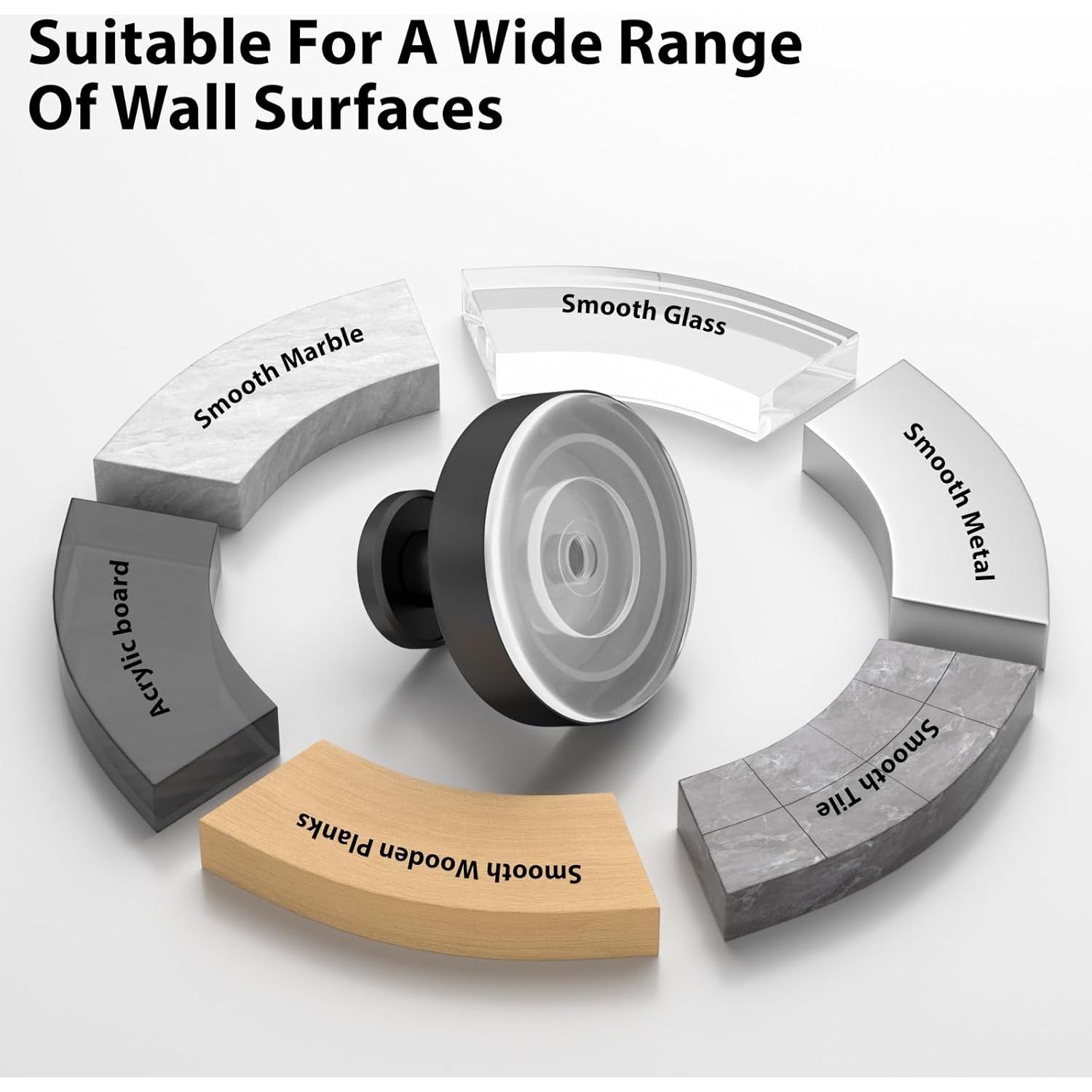 Ganchos de Ventosa CHIKESI - 2 Piezas, Resistente hasta 6.8 kg