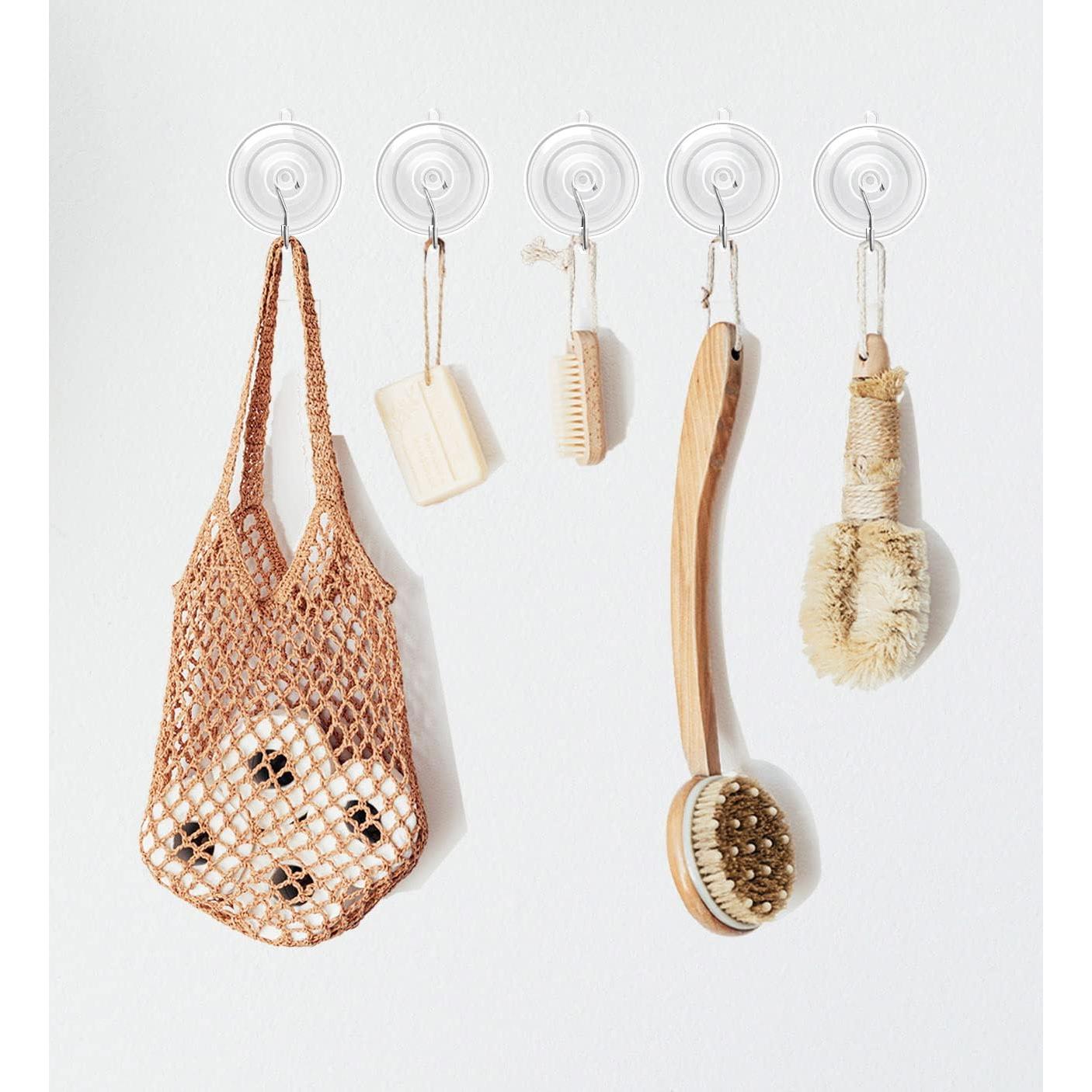 Ganchos de Ventosa Multiusos ETwinCoo - 12 Piezas, 3 Tamaños