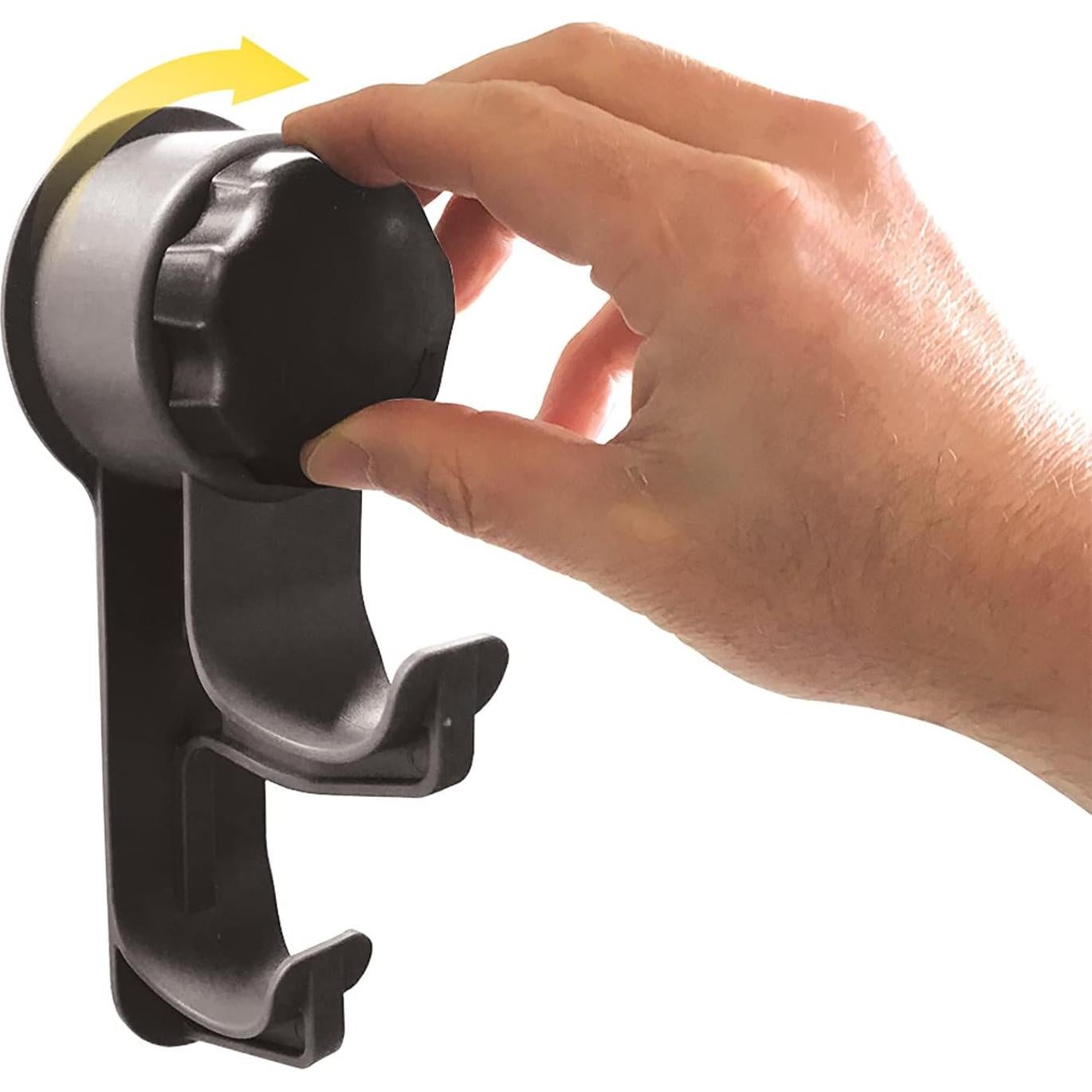 Gancho de Ventosa Mecánica Camco 44028 para Toallas - Negro