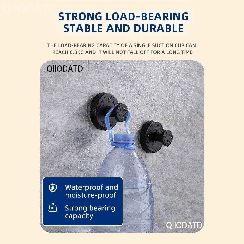 Ganchos de Ventosa QIIODATD 2 Paquetes Acero Inoxidable 5kg