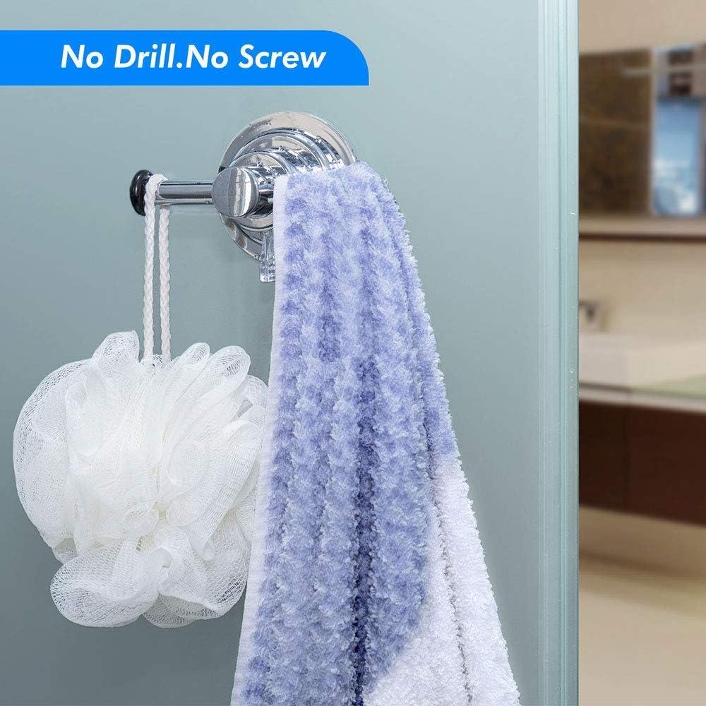 Ganchos de Ventosa BOPai para Ducha y Toallas - 4 Ganchos