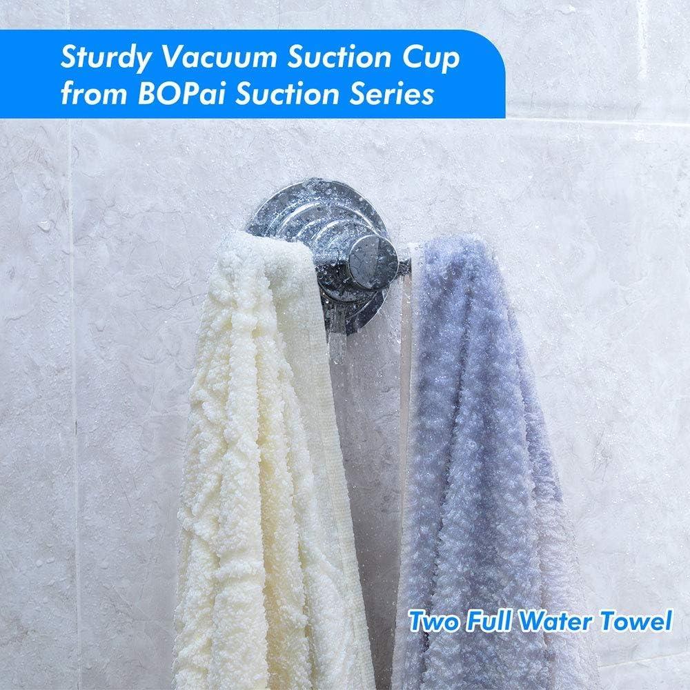 Ganchos de Ventosa BOPai para Ducha y Toallas - 4 Ganchos