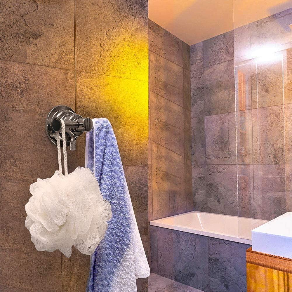 Ganchos de Ventosa BOPai para Ducha y Toallas - 4 Ganchos