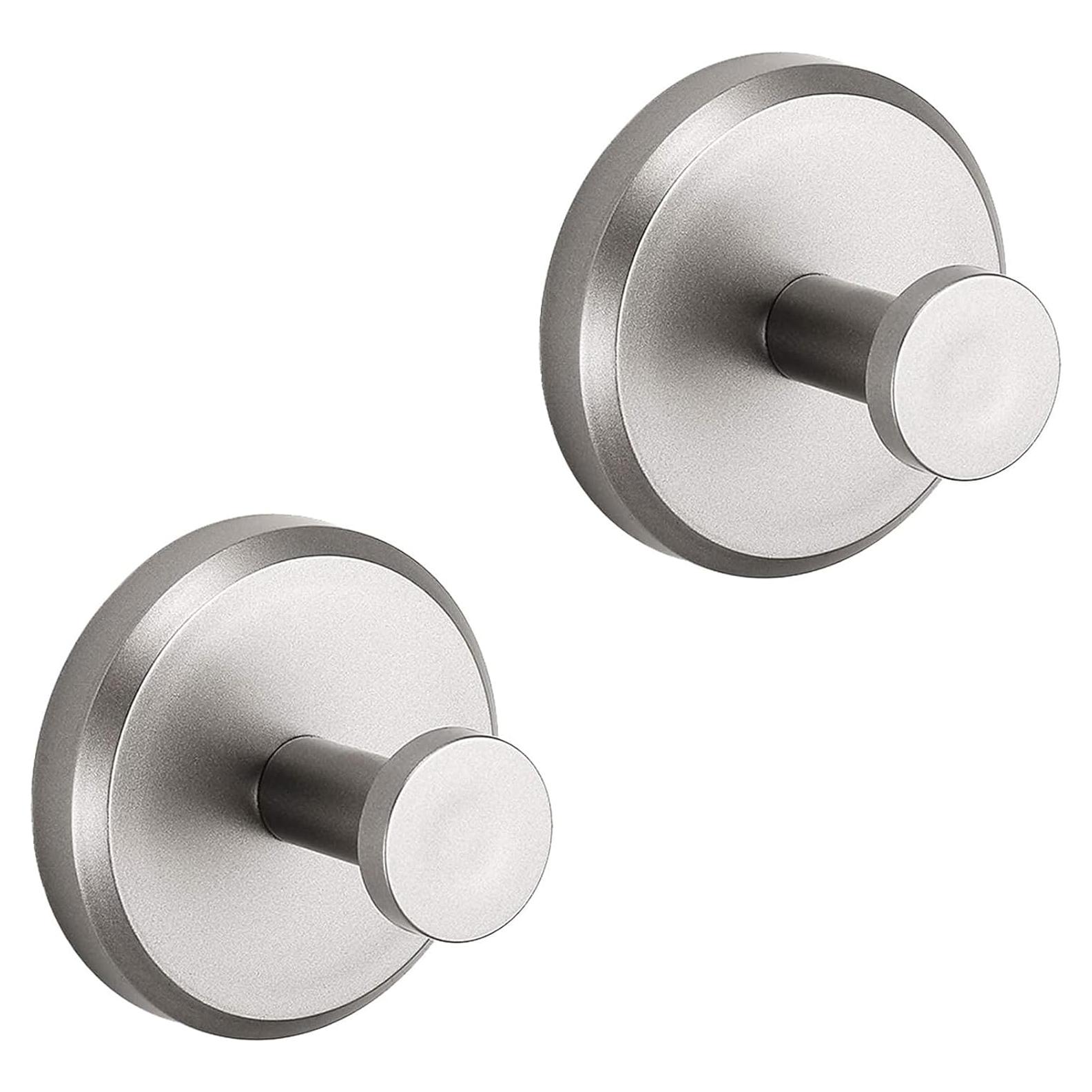 Ganchos de Ventosa Homeshifters 2 Piezas Acero Inoxidable