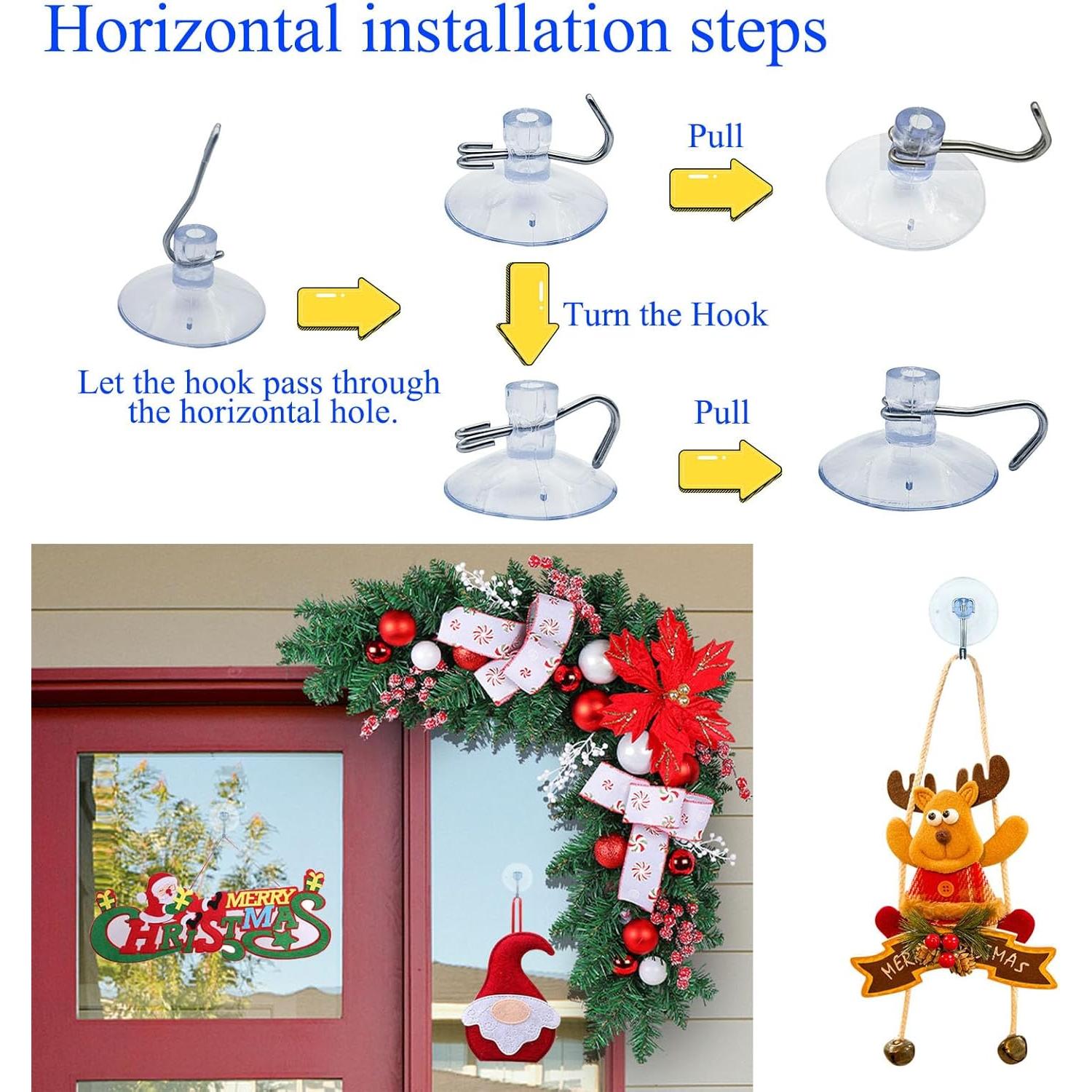 Ganchos de Ventosa Removibles AncBace 6 Piezas 1.36 kg