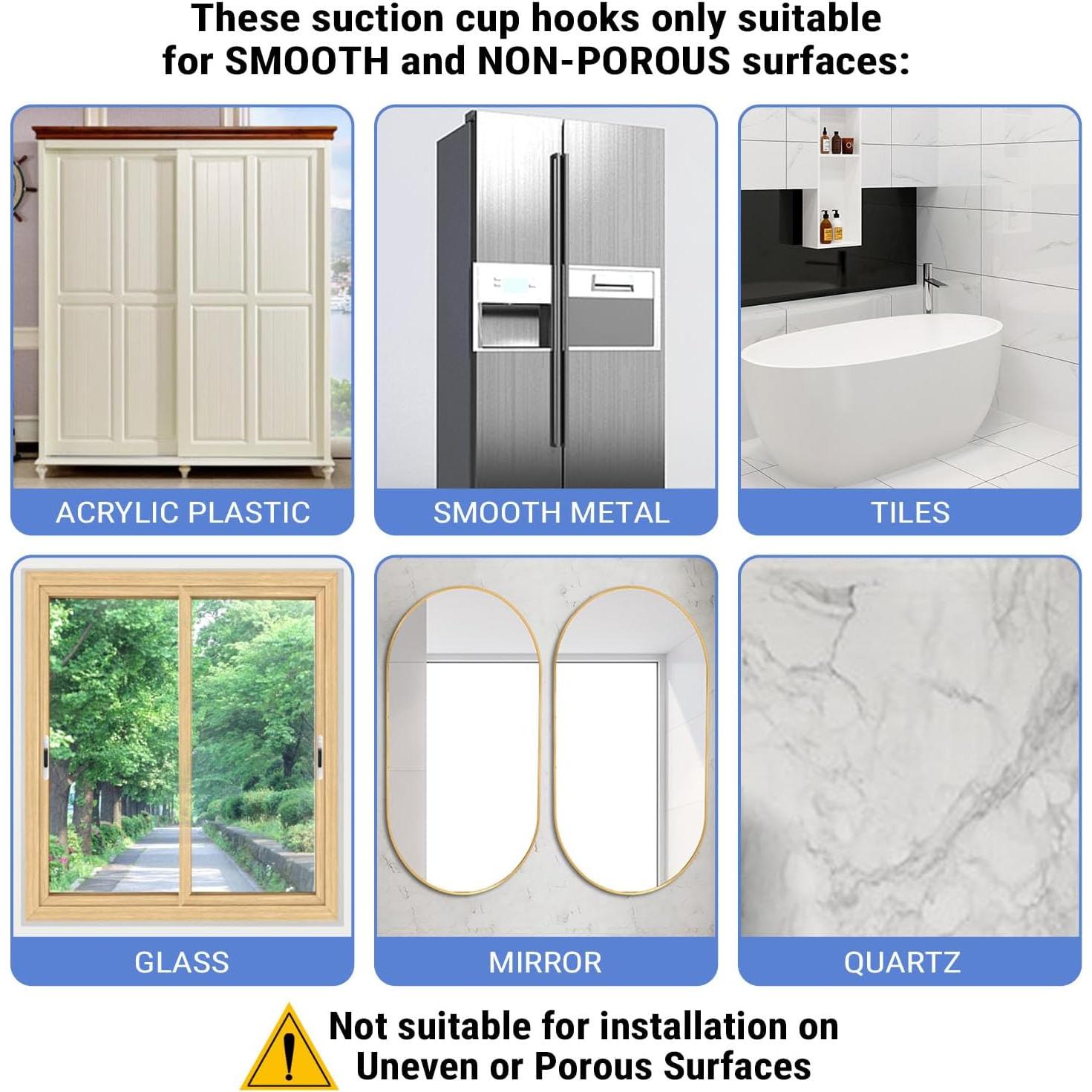 Ganchos de Ventosa de Acero Inoxidable Temporada 2 - 2 Pcs