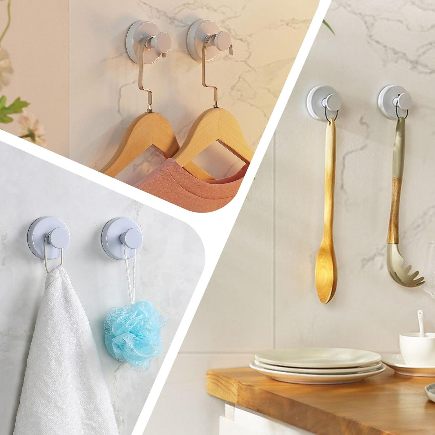 Ganchos de Ventosa de Acero Inoxidable Temporada 2 - 2 Pcs