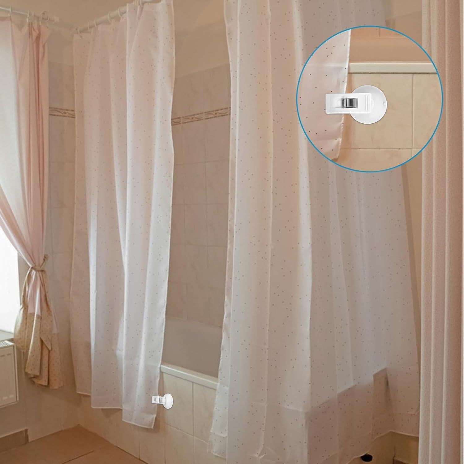 Clip de Ventosa Multiusos 8 Pcs Sankoly Blanco 200g